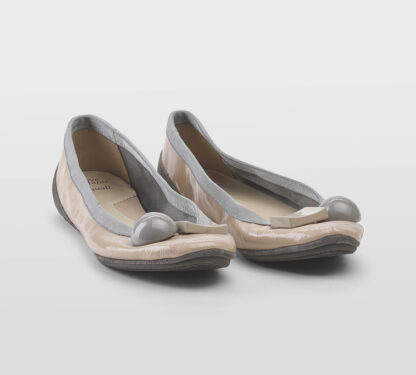 DOVE NUOTANO GLI S DONNA Donna BALLERINA VERNICE CIPRIA 37-2, 38-2, 39-2, 40, 41-2 immagine n. 3/5