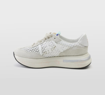 premiata DONNA Donna SNEAKERS CASSIE TRAFORATA BIANCO SABBIA 36, 37-2, 38-2, 39-2, 40, 41-2 immagine n. 2/5