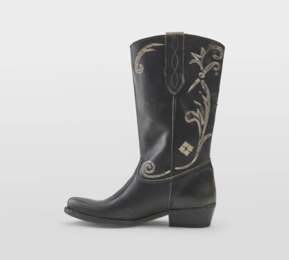 KEEP DONNA Donna TEXANO NERO RICAMATO 36, 37-2, 38-2, 39-2, 40, 41-2 immagine n. 2/5