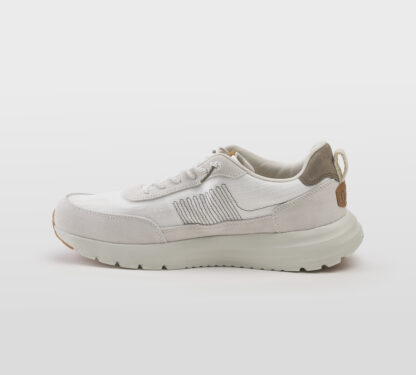 HEYDUDE UOMO CALZATURE SNEAKERS IN TESSUTO BIANCO TORTORA 40, 41-2, 43-2, 44-2, 45-2 immagine n. 2/5
