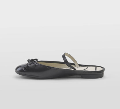 LOAFER DONNA Donna MULE FIOCCO PELLE NERO 37-2, 38-2, 39-2, 41-2 immagine n. 2/5
