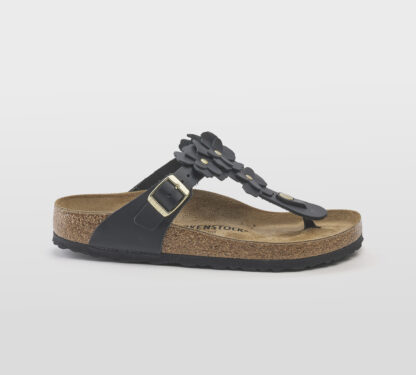 BIRKENSTOCK UNISEX INFRADITO ANATOMICO INFRADITO GIZEH FLOWERS BLACK 36, 37-2, 38-2, 39-2, 40, 41-2 immagine n. 1/5