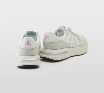 premiata DONNA Donna SNEAKERS CASSIE TRAFORATA BIANCO SABBIA 36, 37-2, 38-2, 39-2, 40, 41-2 immagine n. 4/5