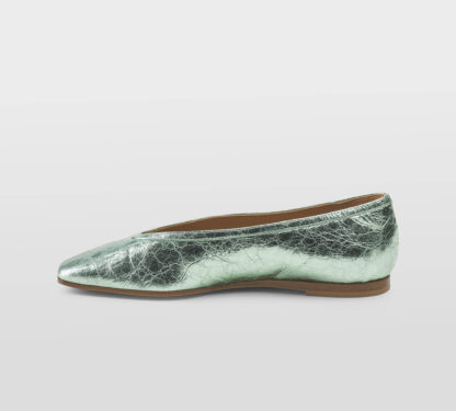 LOAFER DONNA Donna BALLERINA PELLE LAMINATA ACQUA 36, 37-2, 38-2, 39-2, 40, 41-2 immagine n. 2/5