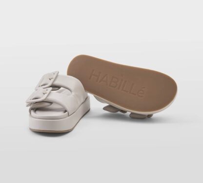 HABILLE' DONNA Donna CIABATTA 2 FASCE OFF WHITE 36, 37-2, 38-2, 39-2, 40, 41-2 immagine n. 5/5