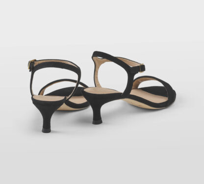 UNISA DONNA Donna SANDALO CAMOSCIO NERO 36, 37-2, 38-2, 39-2, 40, 41-2 immagine n. 4/5