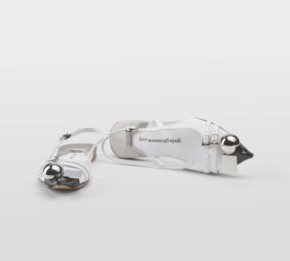 DOVE NUOTANO GLI S DONNA CHANEL T.B. SLINGBACK PELLE BIANCO 37-2, 38-2, 39-2, 40, 41-2 immagine n. 5/5