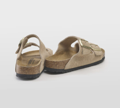 BIRKENSTOCK UNISEX CIABATTA ANATOMICA ARIZONA CAMOSCIO SABBIA 35, 37-2, 38-2, 39-2, 40, 41-2 immagine n. 4/5
