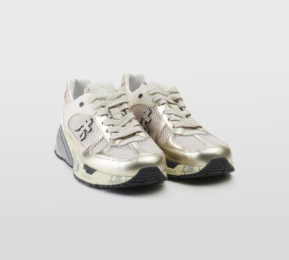 premiata DONNA Donna SNEAKERS MASED ROSA PLATINO 36, 37-2, 38-2, 39-2, 40, 41-2 immagine n. 3/5