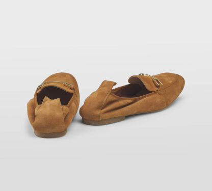 UNISA DONNA Donna MOCASSINO DESTRUTTURATO CAMOSCIO CUOIO 37-2, 38-2, 40, 41-2 immagine n. 4/5