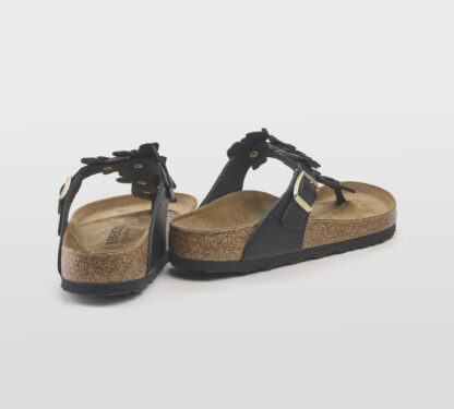BIRKENSTOCK UNISEX INFRADITO ANATOMICO INFRADITO GIZEH FLOWERS BLACK 36, 37-2, 38-2, 39-2, 40, 41-2 immagine n. 4/5