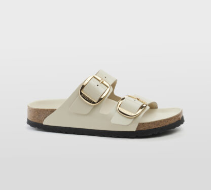 BIRKENSTOCK DONNA CIABATTA ANATOMICA ARIZONA BIG BUCKLE PELLE ECRU' 35, 36, 37-2, 38-2, 39-2, 40, 41-2, 42 immagine n. 1/5