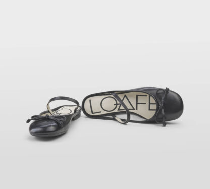 LOAFER DONNA Donna MULE FIOCCO PELLE NERO 37-2, 38-2, 39-2, 41-2 immagine n. 5/5