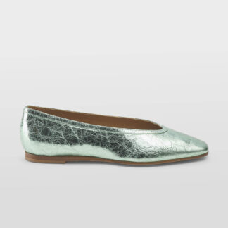 LOAFER DONNA Donna BALLERINA PELLE LAMINATA ACQUA 36, 37-2, 38-2, 39-2, 40, 41-2 immagine n. 1/5