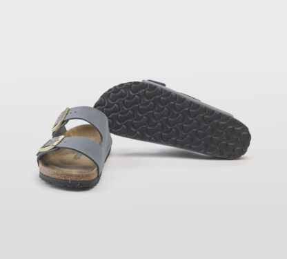 BIRKENSTOCK UNISEX CIABATTA ANATOMICA ARIZONA 2 FASCE PELLE OLIATA BASALTO 36, 37-2, 38-2, 39-2, 40, 41-2 immagine n. 5/5