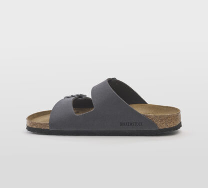 BIRKENSTOCK UNISEX CIABATTA ANATOMICA ARIZONA 2 FASCE GRIGIO SCURO 40, 41-2, 42, 43-2, 44-2, 45-2, 46-2 immagine n. 2/5