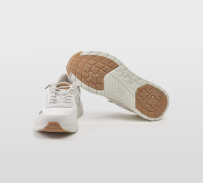 HEYDUDE UOMO CALZATURE SNEAKERS IN TESSUTO BIANCO TORTORA 40, 41-2, 43-2, 44-2, 45-2 immagine n. 5/5