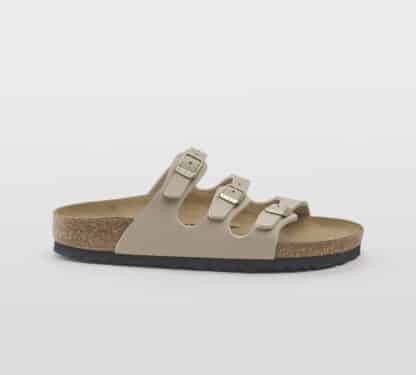 BIRKENSTOCK UNISEX CALZATURE CIABATTA FLORIDA 3 FASCE SABBIA 36, 37-2, 38-2, 39-2, 40, 41-2 immagine n. 1/5