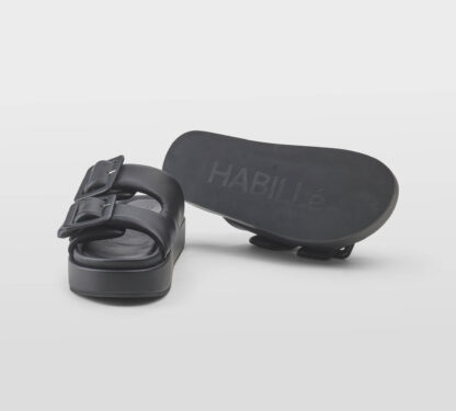 HABILLE' DONNA Donna CIABATTA ZEPPA 2 FASCE NERO 36, 37-2, 38-2, 39-2, 41-2 immagine n. 5/5