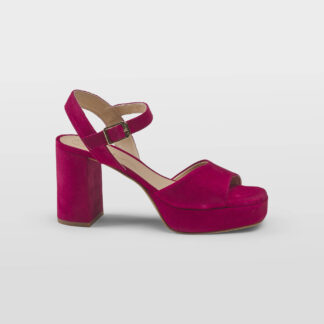 UNISA DONNA Donna SANDALO PLATO' CAMOSCIO FRAGOLA 36, 37-2, 38-2, 39-2, 40, 41-2 immagine n. 1/5