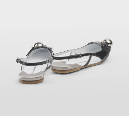 DOVE NUOTANO GLI S DONNA CHANEL T.B. SLINGBACK VERNICE NERO 37-2, 38-2, 39-2, 40, 41-2 immagine n. 4/5