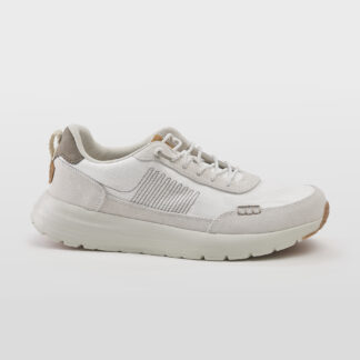 HEYDUDE UOMO CALZATURE SNEAKERS IN TESSUTO BIANCO TORTORA 40, 41-2, 43-2, 44-2, 45-2 immagine n. 1/5