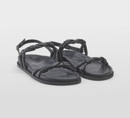 ELENA iachi DONNA Donna SANDALO PELLE NERO 36, 37-2, 38-2, 39-2, 40, 41-2 immagine n. 4/5