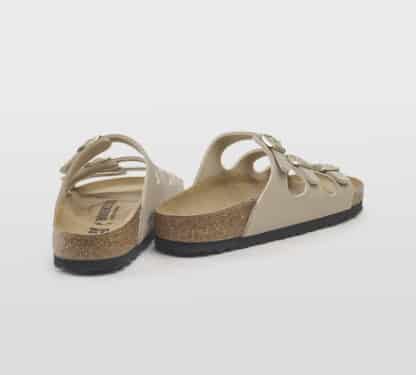 BIRKENSTOCK UNISEX CALZATURE CIABATTA FLORIDA 3 FASCE SABBIA 36, 37-2, 38-2, 39-2, 40, 41-2 immagine n. 4/5