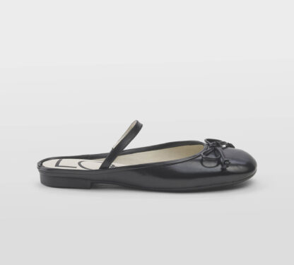 LOAFER DONNA Donna MULE FIOCCO PELLE NERO 37-2, 38-2, 39-2, 41-2 immagine n. 1/5