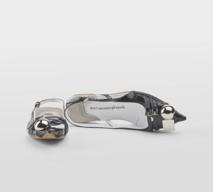 DOVE NUOTANO GLI S DONNA CHANEL T.B. SLINGBACK VERNICE NERO 37-2, 38-2, 39-2, 40, 41-2 immagine n. 5/5