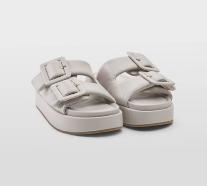 HABILLE' DONNA Donna CIABATTA 2 FASCE OFF WHITE 36, 37-2, 38-2, 39-2, 40, 41-2 immagine n. 3/5