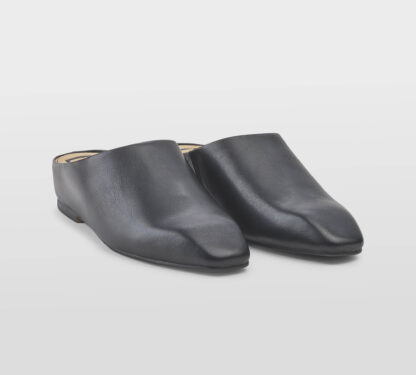LOAFER DONNA CALZATURE SABOT PELLE NERO 37-2, 38-2, 39-2, 41-2 immagine n. 3/4