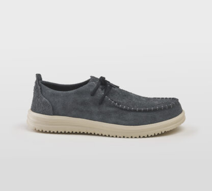 HEYDUDE UOMO CALZATURE ALLACCIATA IN CAMOSCIO FUMO 41-2, 42, 43-2, 44-2, 45-2, 46-2 immagine n. 1/3