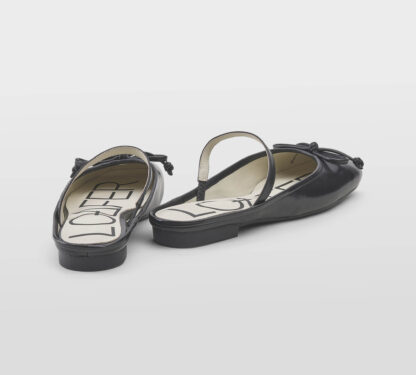 LOAFER DONNA Donna MULE FIOCCO PELLE NERO 37-2, 38-2, 39-2, 41-2 immagine n. 4/5