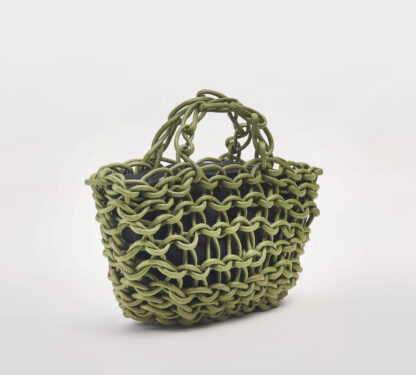 ALIENINA DONNA Donna BORSA IN COTONE CERATO un immagine n. 2/5