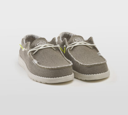 HEYDUDE UOMO CALZATURE ALLACCIATA TESSUTO KHAKI 41-2, 42, 43-2, 44-2, 45-2, 46-2 immagine n. 3/5