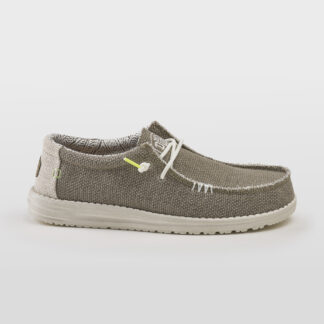HEYDUDE UOMO CALZATURE ALLACCIATA TESSUTO KHAKI 41-2, 42, 43-2, 44-2, 45-2, 46-2 immagine n. 1/5