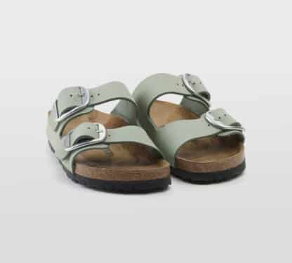 BIRKENSTOCK DONNA CIABATTA ANATOMICA ARIZONA BIG BUCKLE PELLE MENTA 36, 37-2, 38-2, 39-2, 40, 41-2 immagine n. 3/5