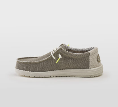 HEYDUDE UOMO CALZATURE ALLACCIATA TESSUTO KHAKI 41-2, 42, 43-2, 44-2, 45-2, 46-2 immagine n. 2/5