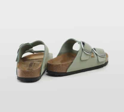 BIRKENSTOCK DONNA CIABATTA ANATOMICA ARIZONA BIG BUCKLE PELLE MENTA 36, 37-2, 38-2, 39-2, 40, 41-2 immagine n. 4/5