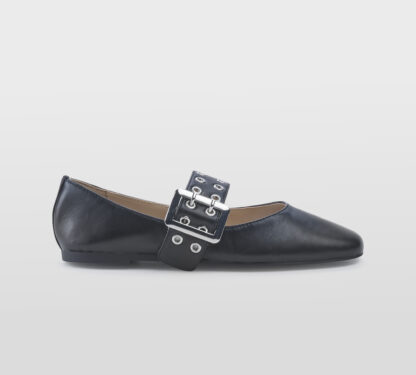 steve madden DONNA Donna BEBE' PELLE NERO FIBBIA 35-2, 36, 37-2, 37, 38-2, 38, 41-2 immagine n. 1/5