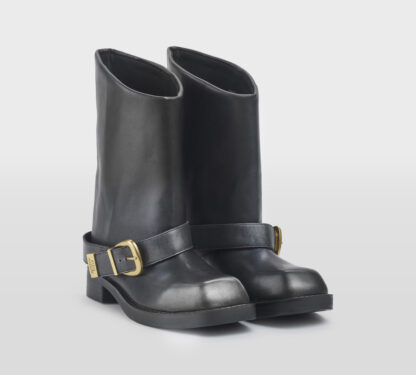 steve madden DONNA Donna BIKER PELLE NERO FIBBIA 36, 37-2, 37, 38-2, 38, 39-2, 41-2 immagine n. 3/5