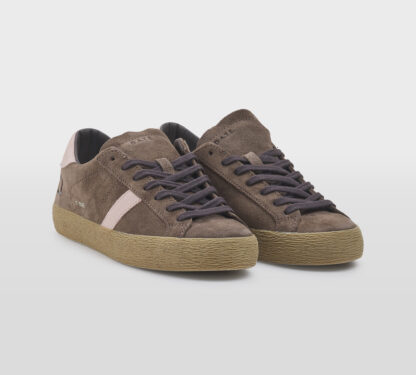 D.A.T.E DONNA Donna SNEAKERS CAMOSCIO TAUPE 37-2, 38-2, 39-2, 40, 41-2 immagine n. 3/5