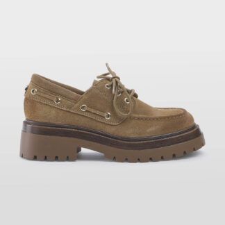 steve madden DONNA Donna MOCASSINO BARCA CAMOSCIO TAAUPE 35-2, 36, 37, 38-2, 38, 39-2, 40, 41-2 immagine n. 1/5