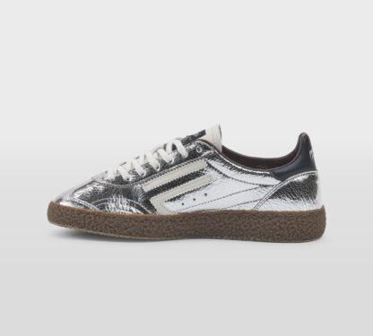 PURAI DONNA Donna SNEAKERS PELLE ARGENTO 36, 37-2, 38-2, 39-2, 40 immagine n. 2/5