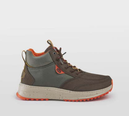 HEYDUDE UOMO CALZATURE PEDULA TESSUTO TECNICO MILITARE MORO 40, 41-2, 42, 43-2, 44-2, 45-2 immagine n. 1/5