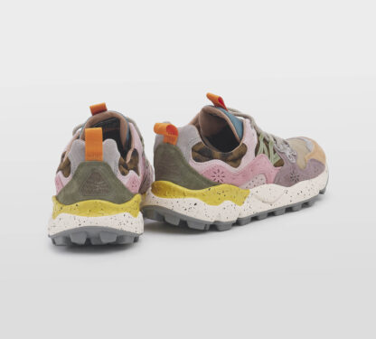 FLOWER MOUNTAIN DONNA Donna SNEAKERS CAMOSCIO MULTICOLOR CIPRIA MUSTARD 36, 37-2, 38-2, 39-2, 41-2 immagine n. 4/5