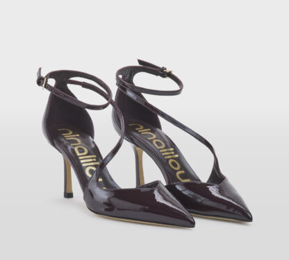 NINALILOU DONNA DECOLLETTE' SPEZZATA VERNICE MERLOT 36, 37-2, 37, 38, 39-2, 40 immagine n. 3/5