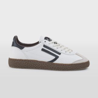 PURAI DONNA Donna SNEAKERS PELLE BIANCO NERO 36, 37-2, 38-2, 39-2, 40, 41-2 immagine n. 1/5