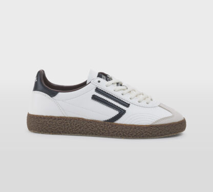 PURAI DONNA Donna SNEAKERS PELLE BIANCO NERO 36, 37-2, 38-2, 39-2, 40, 41-2 immagine n. 1/5